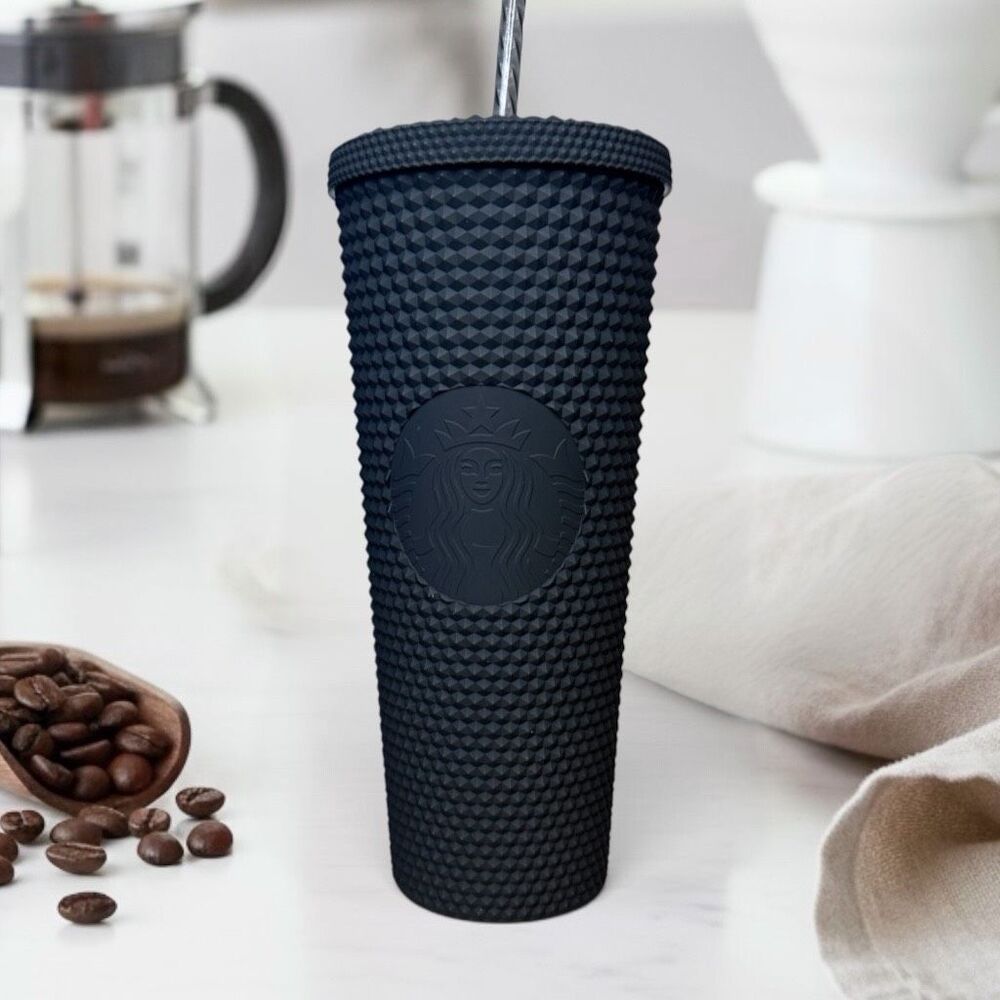 Starbucks Black Matte Studded Tumbler 24 oz